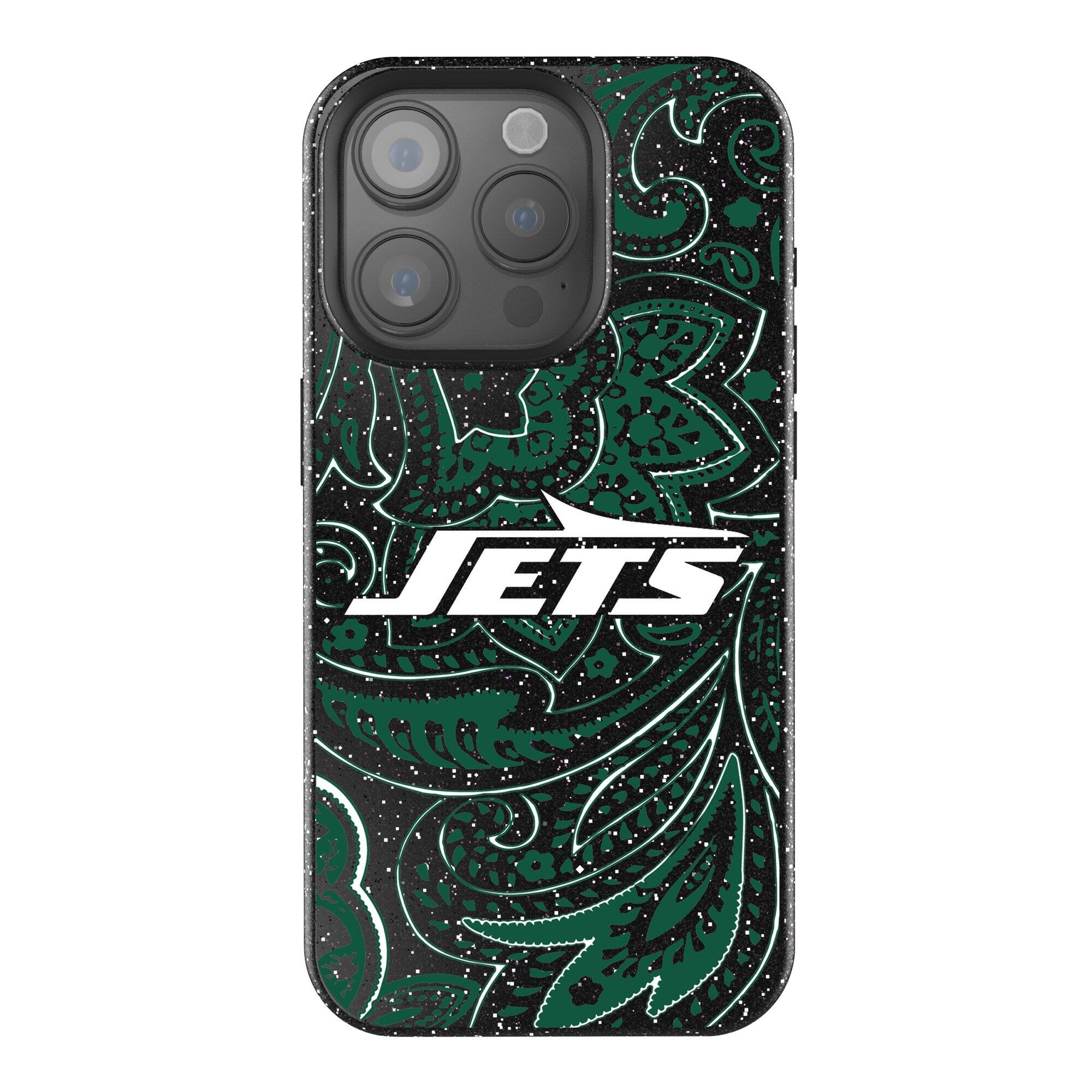 Front. Keyscaper - Paisley Bling iPhone Case - 16 - Black.