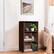 Alt View 12. Costway - 3 Open Shelf Bookcase Modern Multi-functional Storage Display Cabinet Walnut - Walnut.