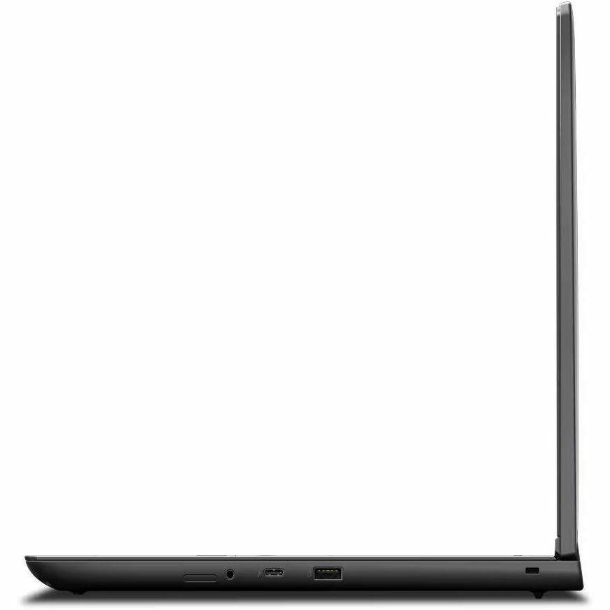 Alt View 2. Lenovo - Lenovo ThinkPad P16v Gen 2 16" Mobile Workstation - Intel Core Ultra 7 155H - 16 GB - 512 GB SSD - NVIDIA RTX 1000 Ada G - Black.