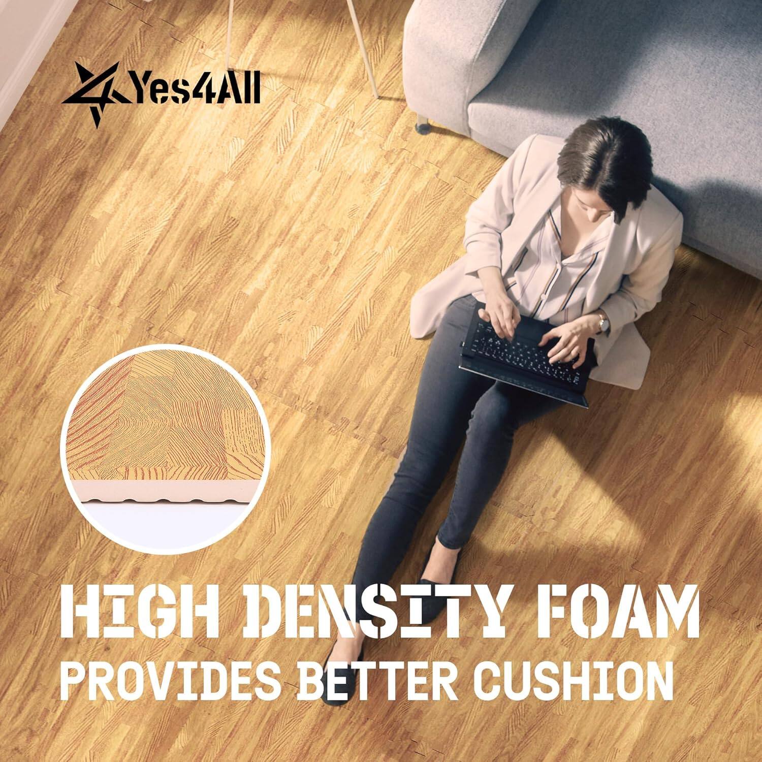 Yes4All HIGH DENSITY FOAM PROVIDES BETTER CUSHION