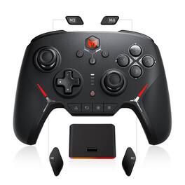 Reds Spade - Wireless Gaming Controller With Lcd Display - Hall Effect Joystick Triggers 1000hz Polling Rate Pc switch an - Black