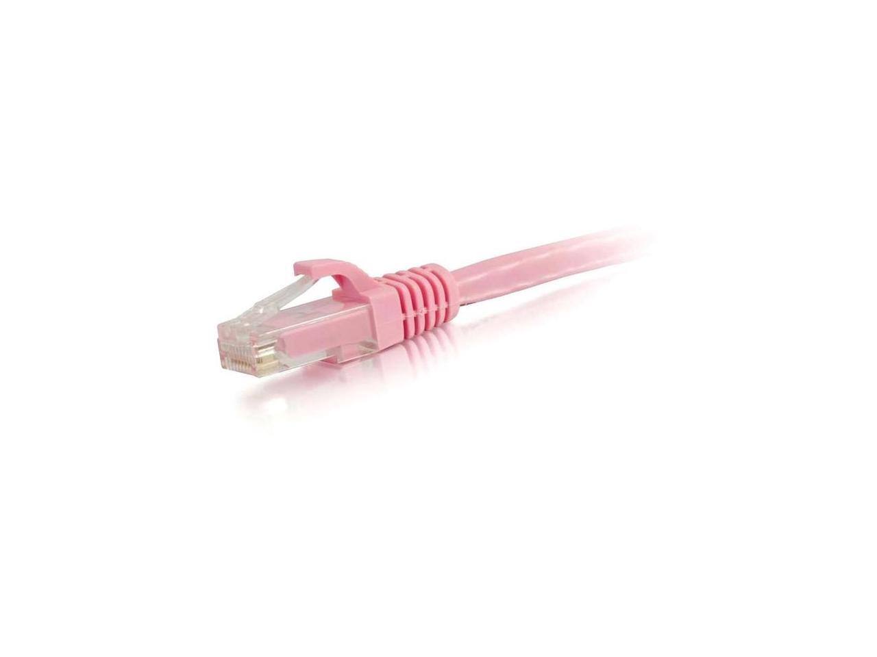 Alt View 3. Cables to Go - C2G 04056 Cat6 Cable - Snagless Unshielded Ethernet Network Patch Cable, Pink (20 Feet, 6.09 Meters).