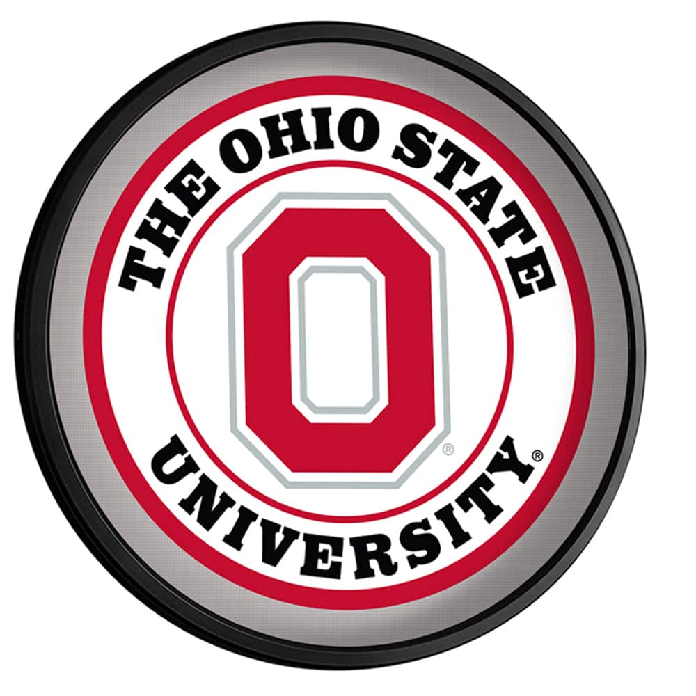 The Fan-Brand - Ohio State Buckeyes 18'' x 18'' Slimline Illuminated Wall Sign - Multicolor