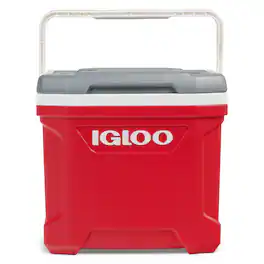Igloo - Latitude 16 QT Hard Cooler - Red/Meteorite