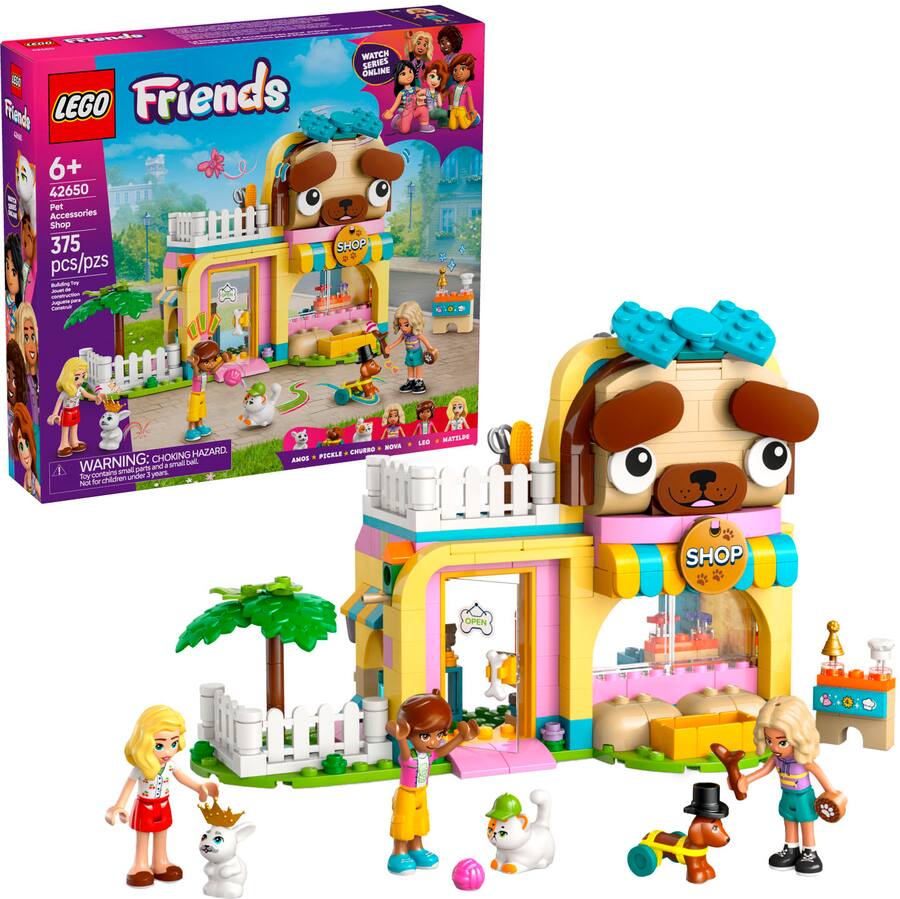 LEGO Friends Pet Accessories Shop Pretend Play Set 42650 6518562