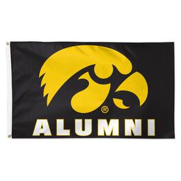 WinCraft - Iowa Hawkeyes 3' x 5' Single-Sided Deluxe Alumni School Supporter Flag - Multicolor