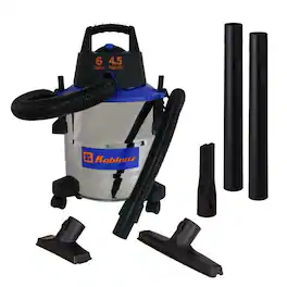 Koblenz - Wet/Dry 6-gallon stainless steel vacuum - Blue/Silver