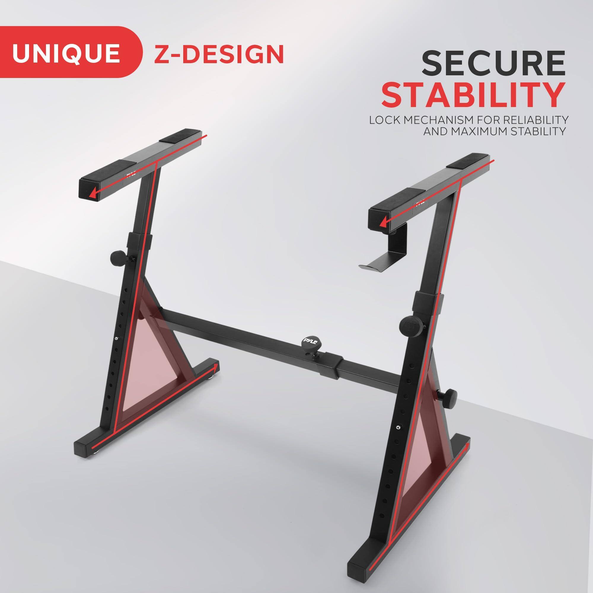 UNIQUE Z-DESIGN  
SECURE STABILITY  
LOCK MECHANISM FOR RELIABILITY AND MAXIMUM STABILITY