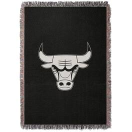 Chad & Jake - Chicago Bulls Woven Blanket - Black