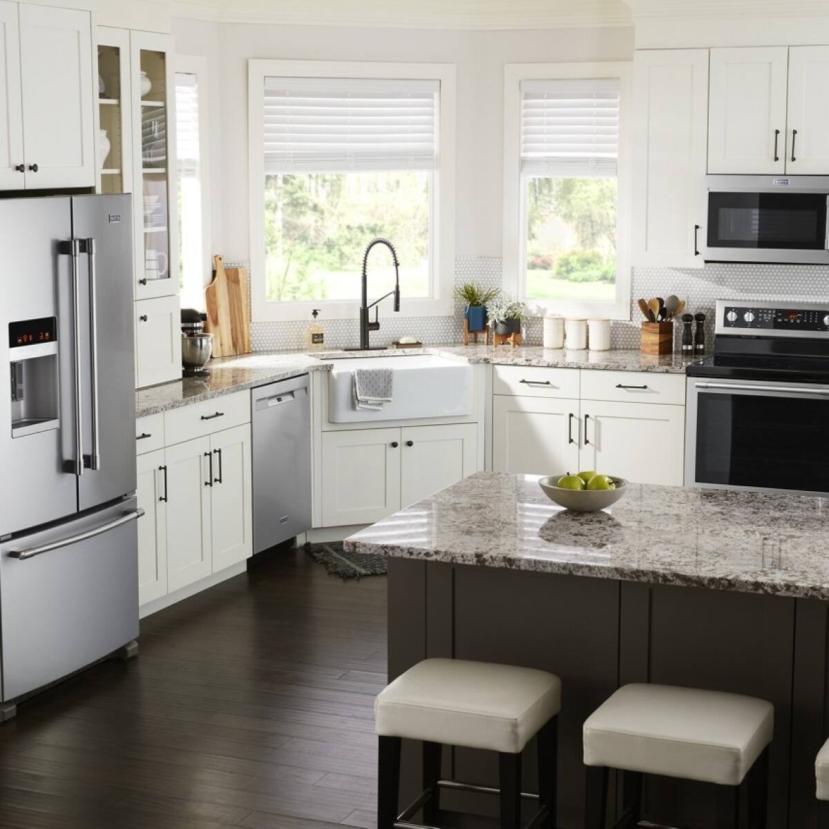 Alt View 8. Maytag - 24" Front Control Built-In Stainless Steel Tub Dishwasher with Dual Power Filtration, PowerBlast Cycle, 50 dBA - Fingerprint Resistant Stainless Steel.