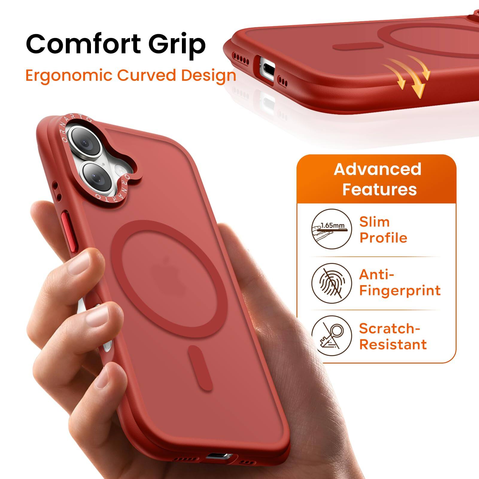 Comfort Grip  
Ergonomic Curved Design  

Advanced Features  
1.65mm Slim Profile  
Anti-Fingerprint  
Scratch-Resistant