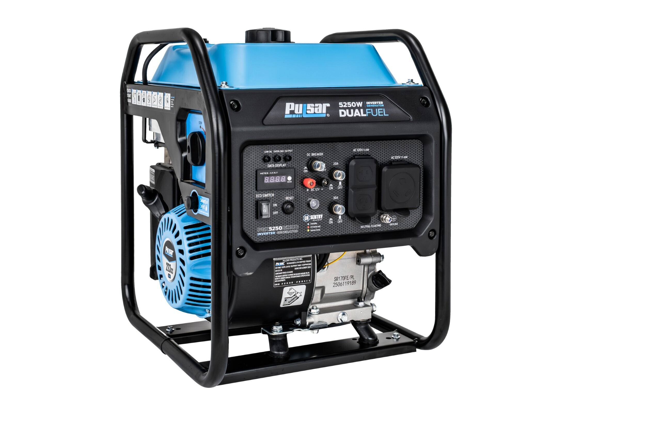 Pulsar 5250W Inverter Dual Fuel  
DC Breaker  
AC 120V/240V  
DC 12V  
Eco Switch  
SENTRY  
SR170FE/PL  
250611989