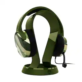 4Gamers - Panther Headset with Stand - Wave Forest - Green