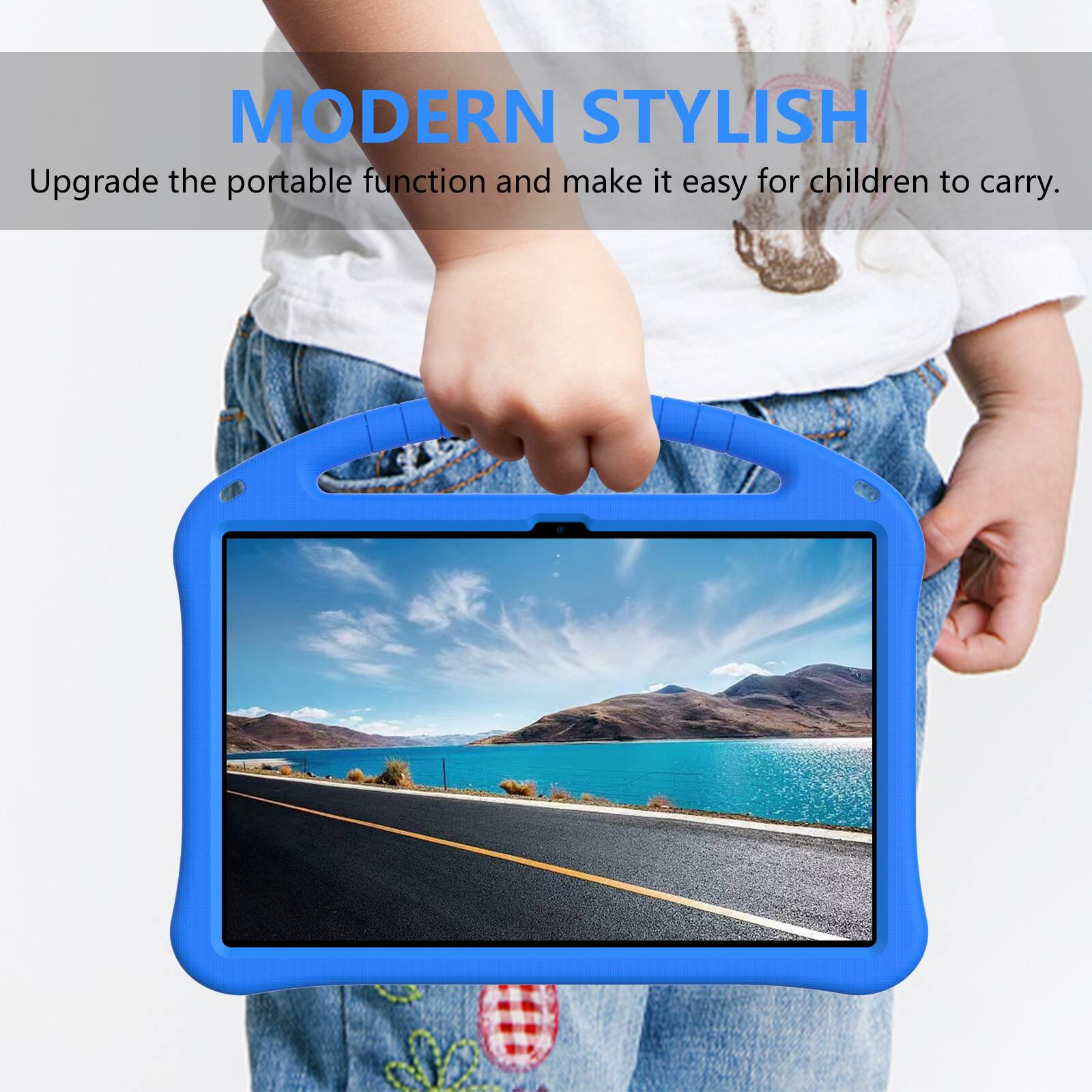 MODERN STYLISH  
Upgrade the portable function and make it easy for children to carry.