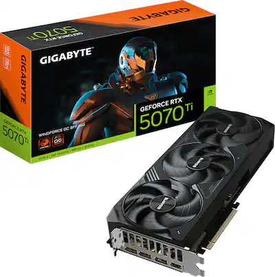 GIGABYTE NVIDIA GeForce RTX 5070 Ti WINDFORCE OC SFF 16G GDDR7 PCI GIGABYTE NVIDIA GeForce RTX 5070 Ti WINDFORCE OC SFF 16G GDDR7 PCI