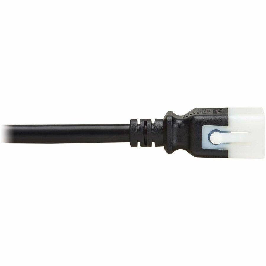 Alt View 2. Tripp Lite - Tripp Lite series P036-E06 Standard Power Cord - For Blade Server, Network Switch, Server, Router, Network Device, UPS - Black.