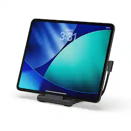 Satechi - USB-C Foldable Stand Hub - 4K@60Hz HDMI, 100W PD, 10Gbps Data, SD/microSD for Tablets & Laptops Up to 13" - Space Black