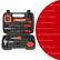 1PC Test Pen, 1PC Utility Knife, 1PC 6.7 FT Tape Measure, 1PC 6" Combination Plier, 1PC Screwdriver 1/4-in*4-in, 1PC Phillips Screwdriver (1/4-in*4-in), 1PC PVC Insulation Tape, 1PC Hammer (8oz), 1PC Storage Case