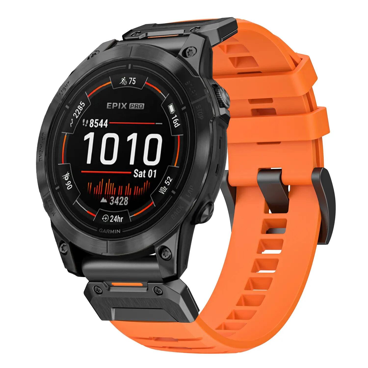 StrapsCo - Elite FKM Strap QuickFit 22 Watch Band For Garmin Epix Pro – 47mm - Blaze price history on PriceWatchPro