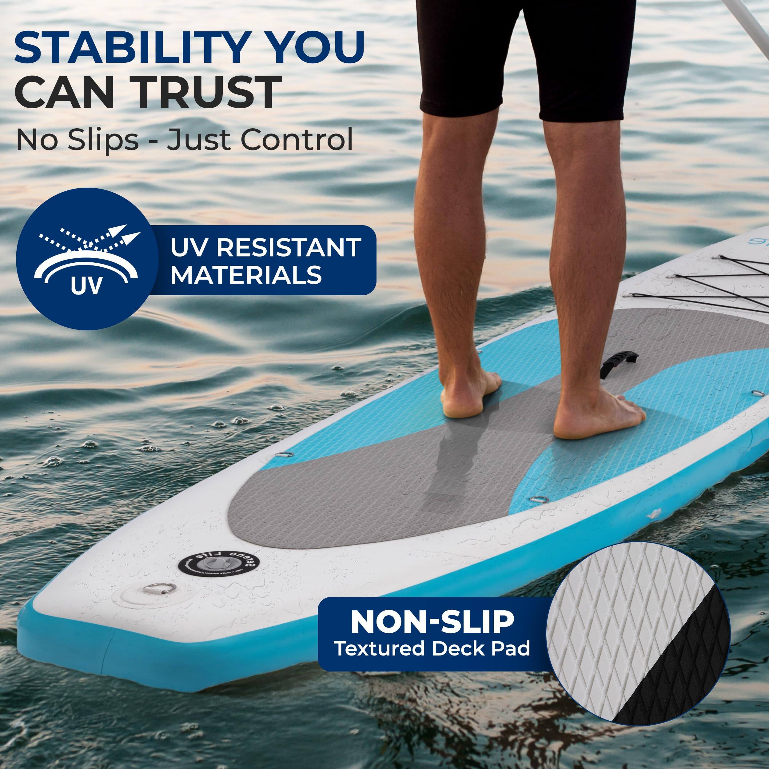 STABILITY YOU CAN TRUST  
No Slips - Just Control  

UV RESISTANT MATERIALS  

NON-SLIP Textured Deck Pad