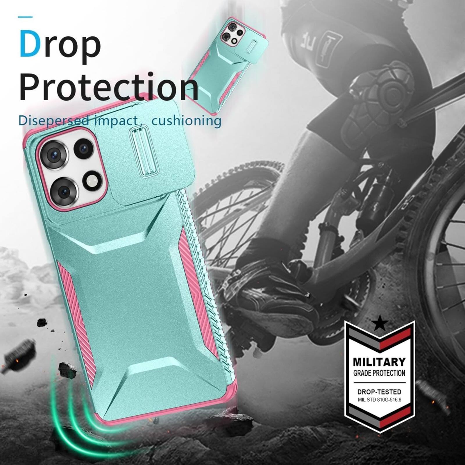 Drop Protection  
Dispersed impact cushioning  

14  
MILITARY GRADE PROTECTION  
DROP-TESTED MIL STD 810G-516.6