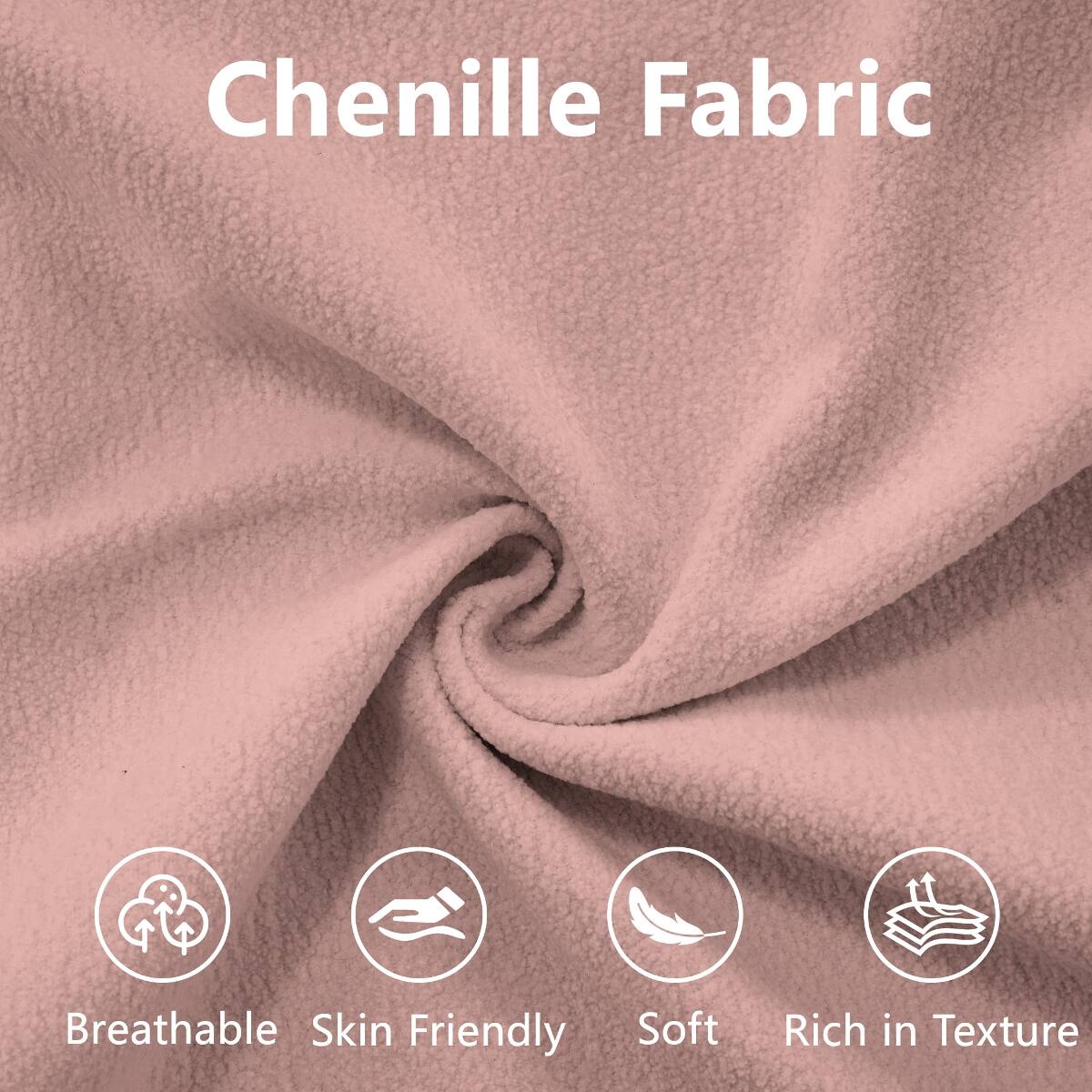Chenille Fabric

- Breathable
- Skin Friendly
- Soft
- Rich in Texture