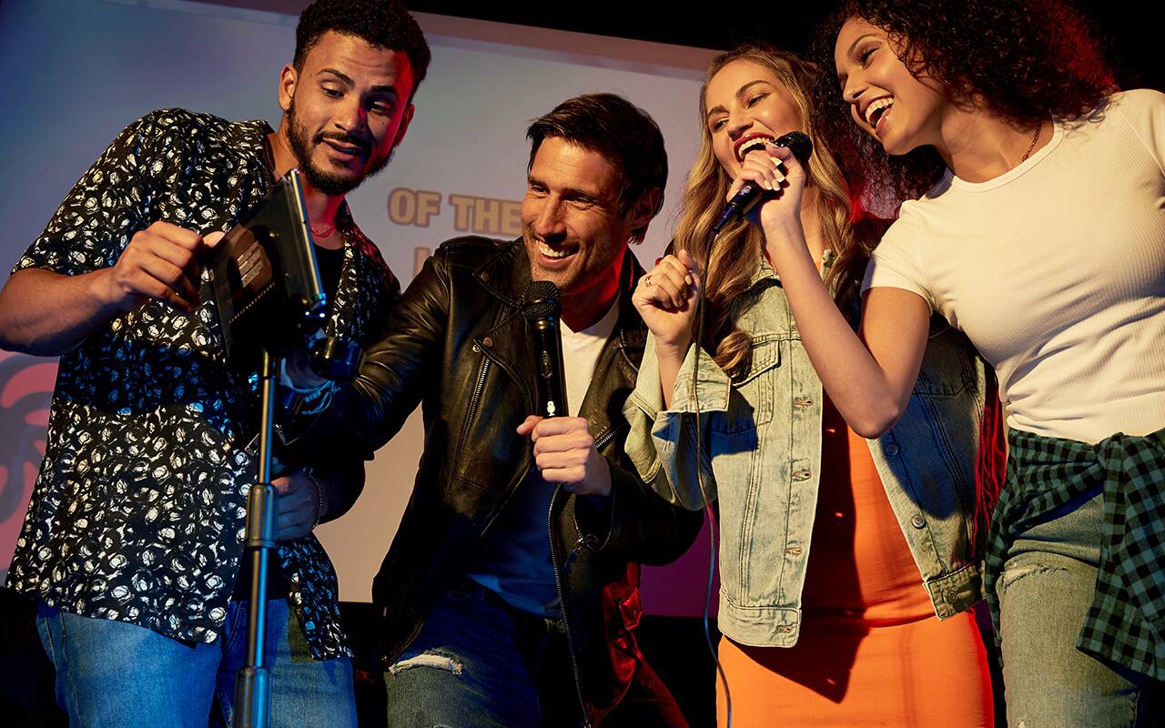 Back. Singing Machine - Home Stage Groove Karaoke System - Black.