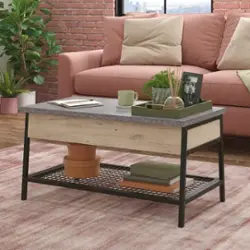 Sauder - Market Commons Lift Top Coffee Table 3a - Prime Oak - Front_Zoom