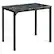 Alt View 18. Costway - 3 Piece Counter Height Dining Set Faux Marble Table 2 Chairs Kitchen Bar Black - Black.