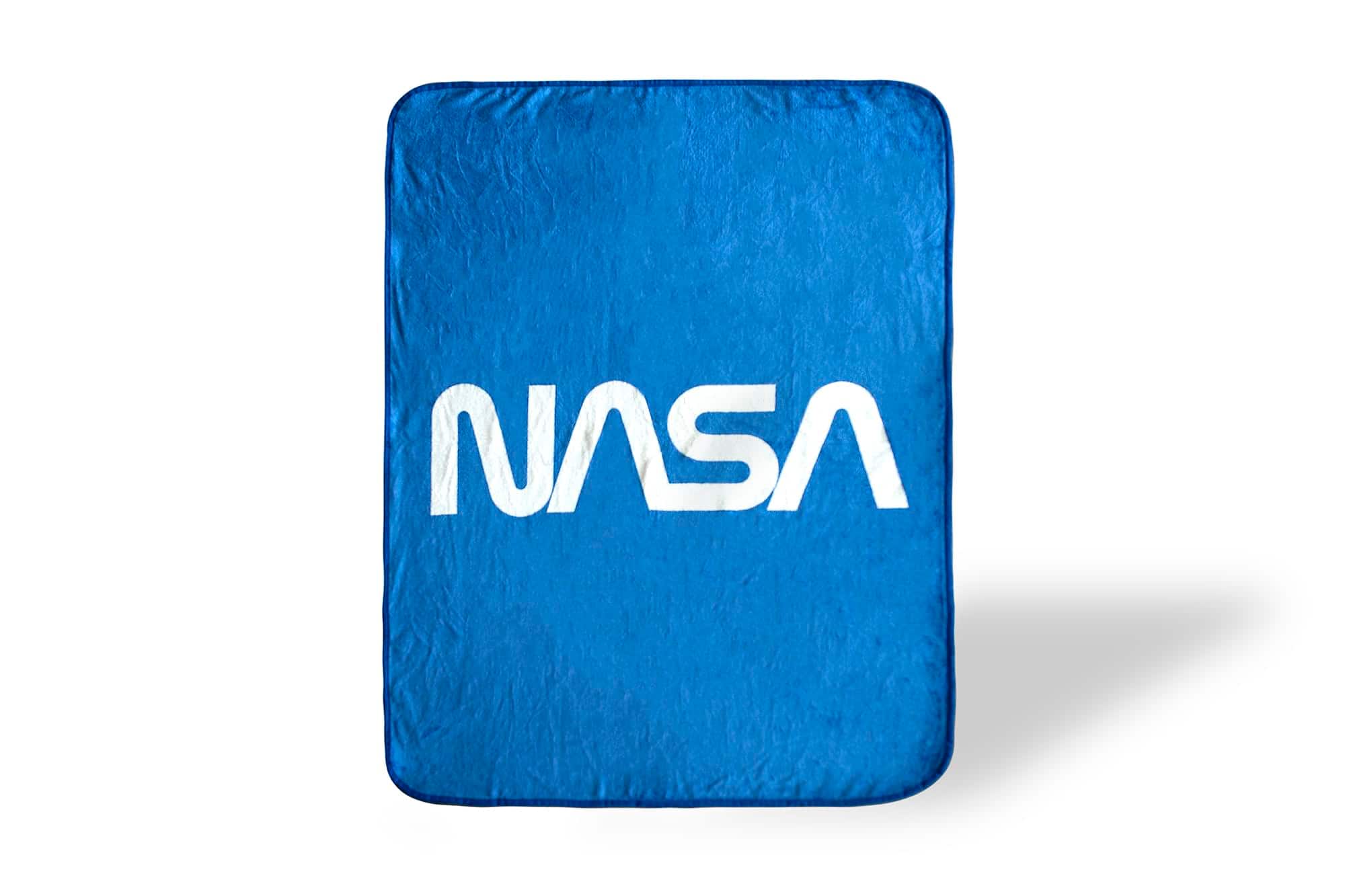 Just Funky - NASA Logo Fleece Soft Throw Blanket | Large NASA Blanket | 60 x 45 Inches - Blue price history on PriceWatchPro