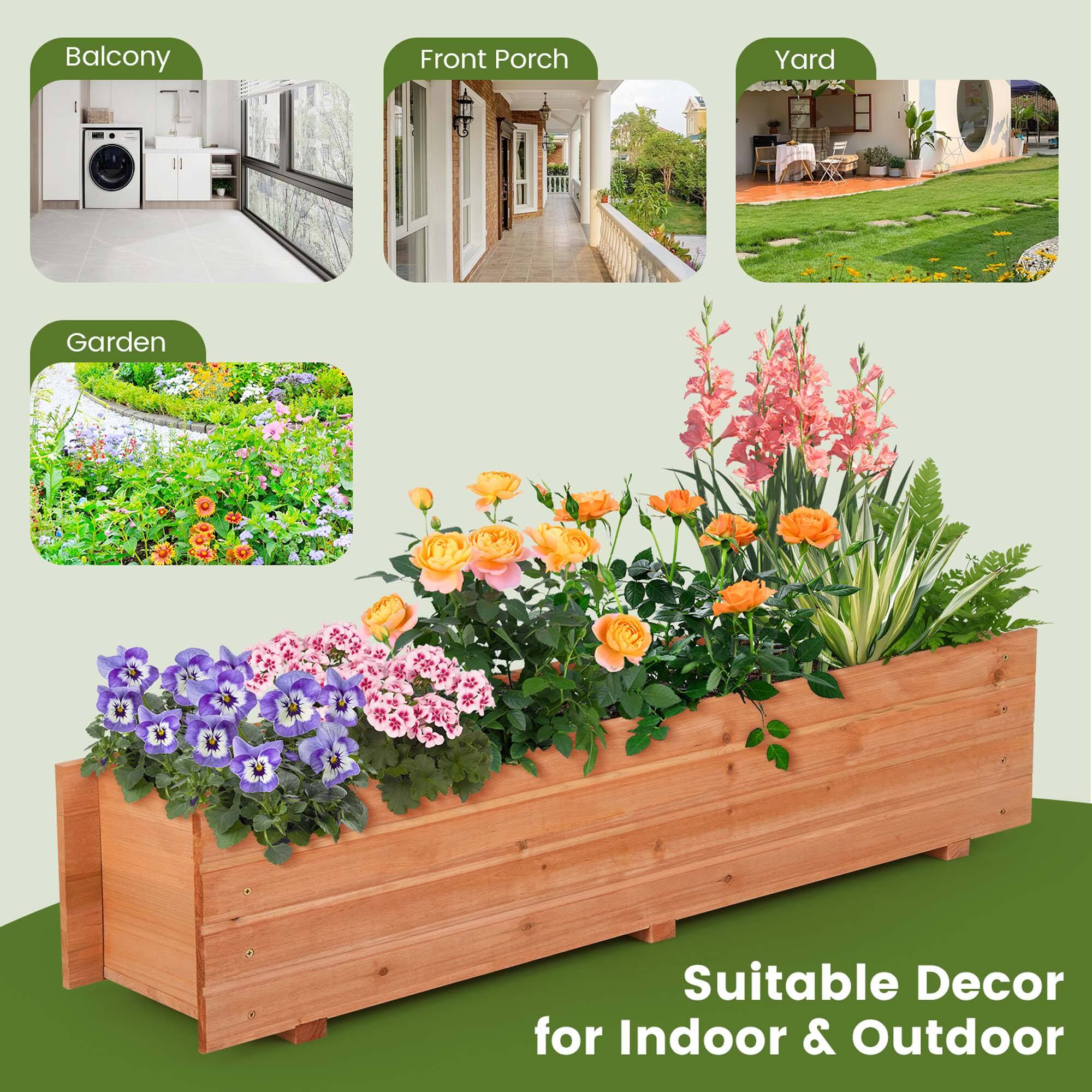 Suitable Decor for Indoor & Outdoor: Balcony, Front Porch, Yard, Garden