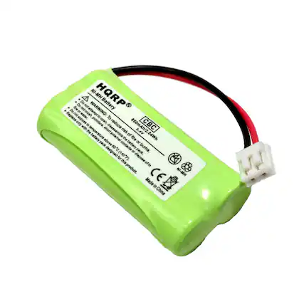 HQRP Battery
Ni-MH Battery
850mAh/2.4V
0.4Wh
Made in China
WARNING:
- Do not expose to temperatures above 60°C (140°F).
- Do not crush, puncture, or dispose of in fire.
- Do not attempt to disassemble.
- Do not expose to water.
- Do not dispose of in a fire or burn.
Replace only with the battery pack designed for this product.