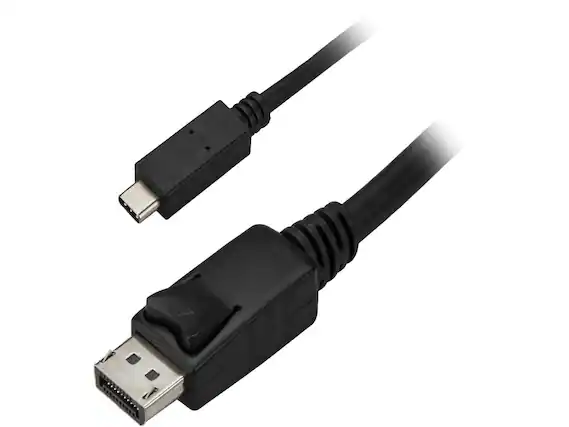 Front. StarTech.com - StarTech.com USB-C to DP Cable, 3.3ft, 4K 60Hz, Black.