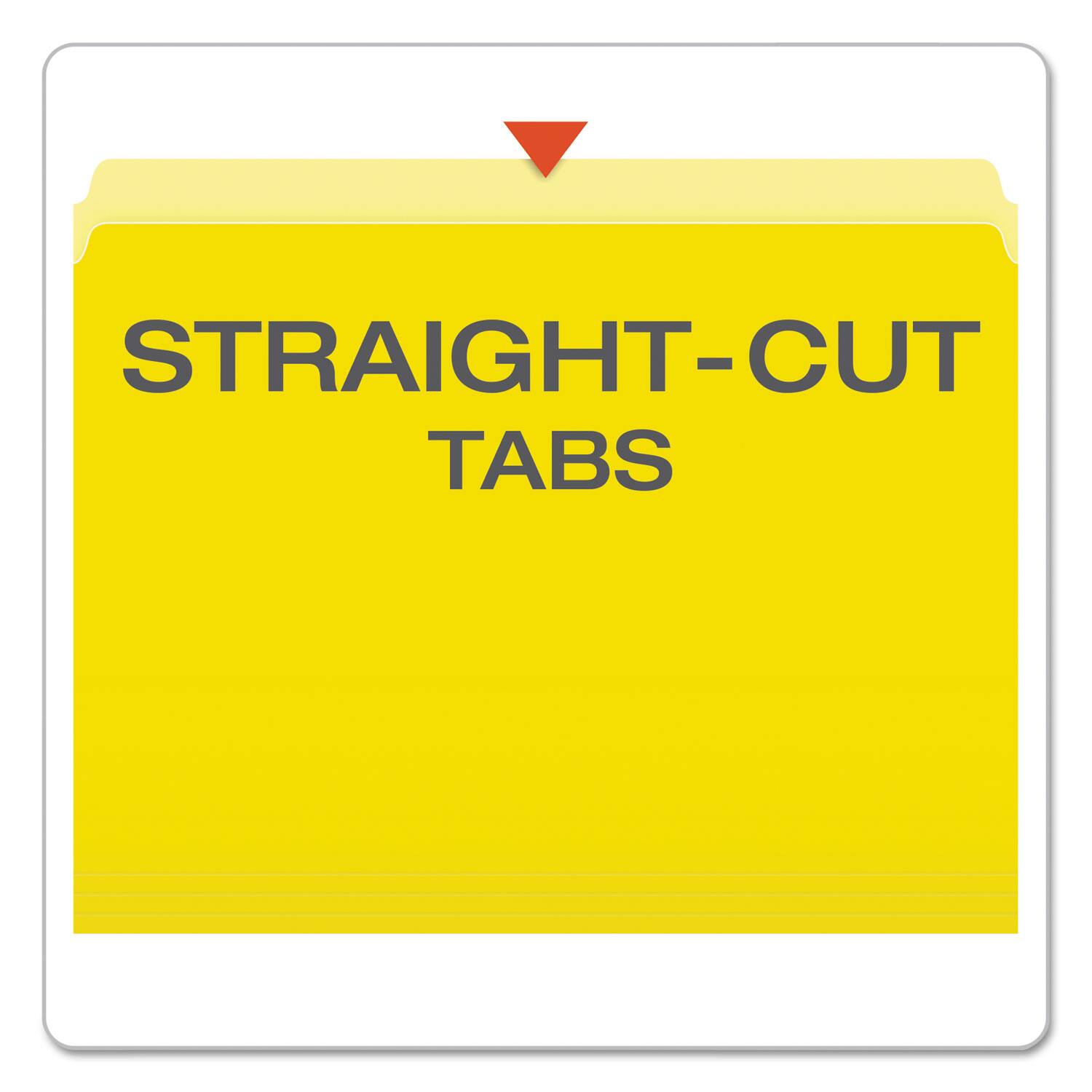 STRAIGHT-CUT TABS