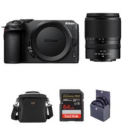 Bundle - Nikon - Z 30 DX Mirrorless Camera w/18-140mm Lens, w/64GB Card,Bag,Filter Kit