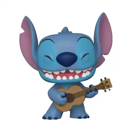 Front. Funko - Funko Pop! Disney Lilo & Stitch Stitch with Ukulele.