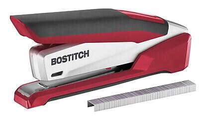 Alt View 2. Bostitch - InPower uced-Effort Desktop Stapler, 28-Sheet Capacity, Staples Included - Red.