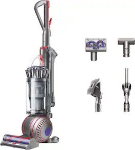 Dyson - Ball Animal 3 Extra Corded Upright Vacuum with 5 Accessories - Nickel / Silver
