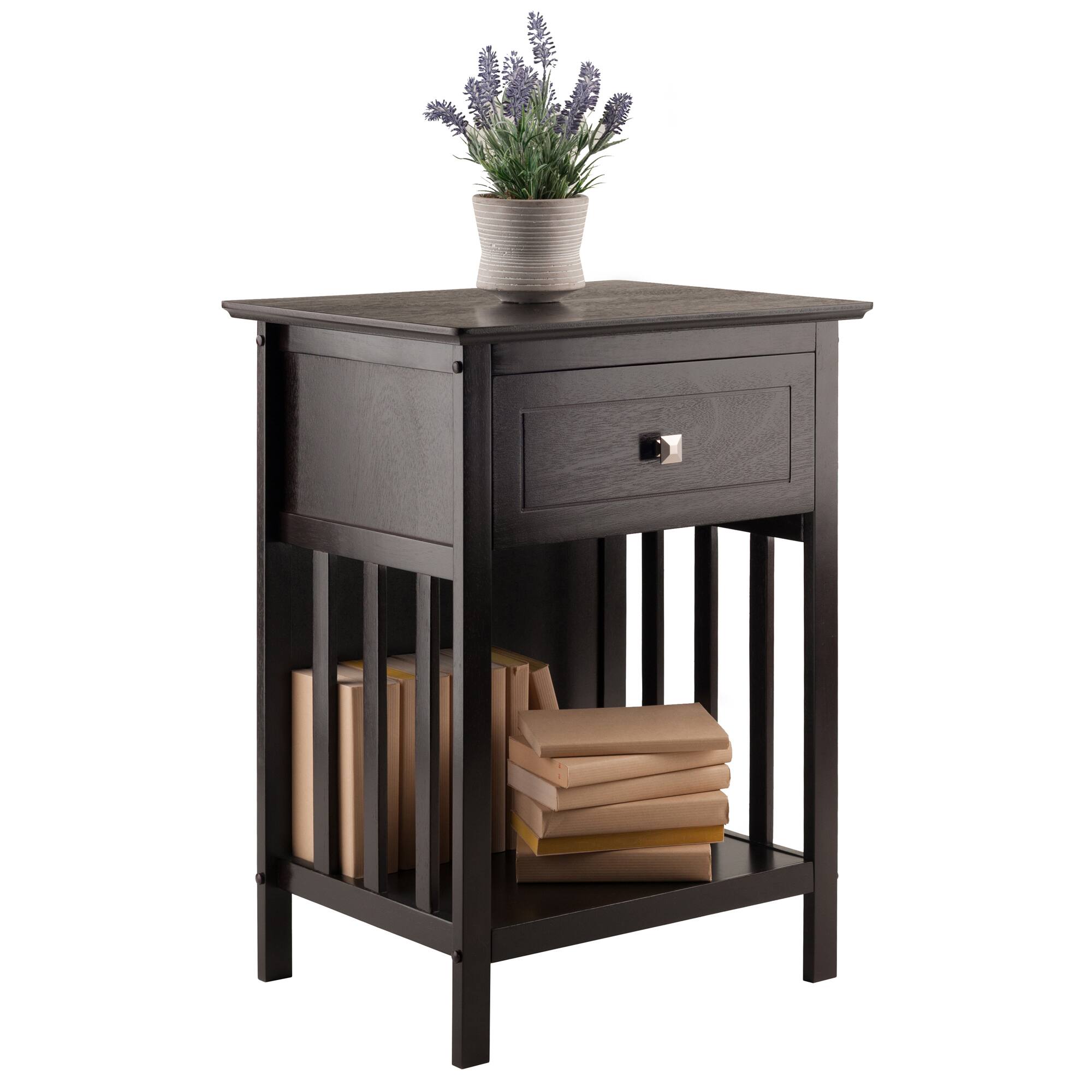 Alt View 3. Winsome Wood - Marcel Accent Table, Nightstand - Coffee.