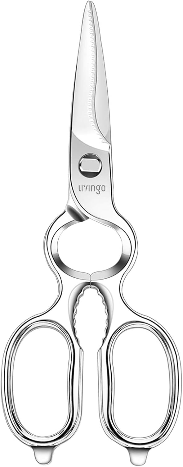 Front. Livingo - 8.5-Inch Multi-Purpose Kitchen Shears.