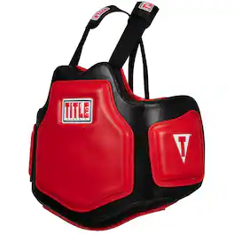 TITLE Boxing - Classic Command Body Protector 2.0 - Red/Black