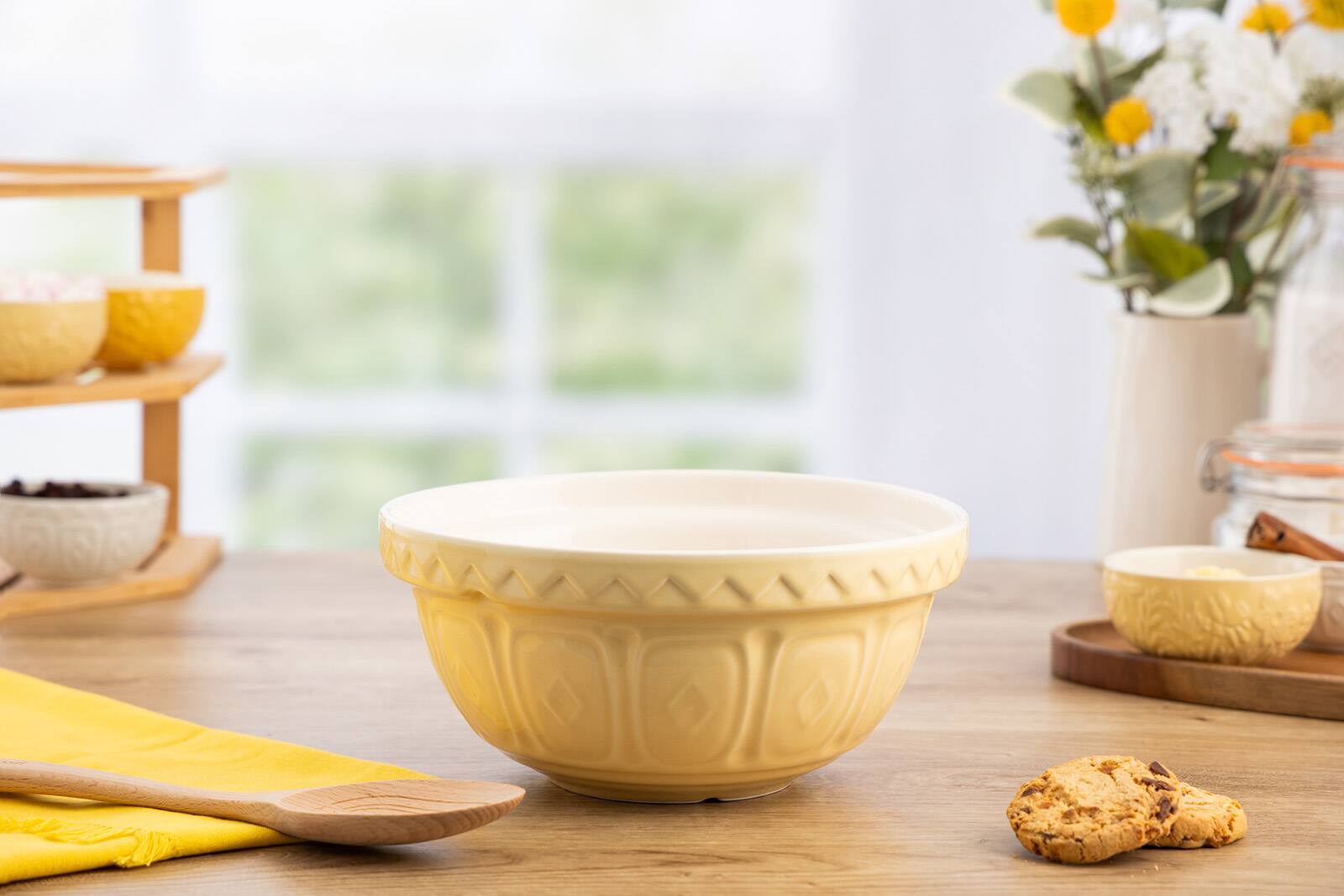 Alt View 7. Mason Cash - Color Mix Yellow Size 24 Mixing Bowl, 2.15 Quart - Yellow.