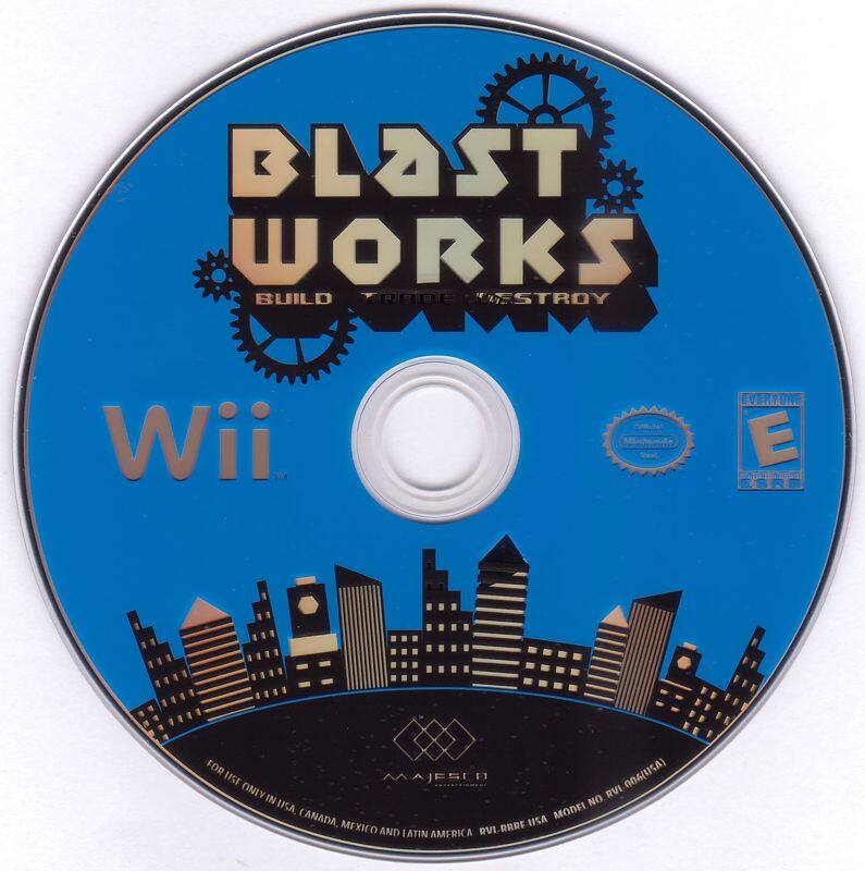 Blast Works  
Build Trade Destroy  

Wii  

For use only in USA, Canada, Mexico and Latin America  
Model No. RVL-00040KAI  

ESRB E (Everyone)  

Majesco Entertainment
