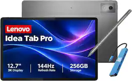 Lenovo - Idea Tab Pro - 12.7" 3K 144Hz Tablet - 8GB RAM - 256GB UFS - with Tab Pen Plus - MediaTek Dimensity 8300 - Luna Grey