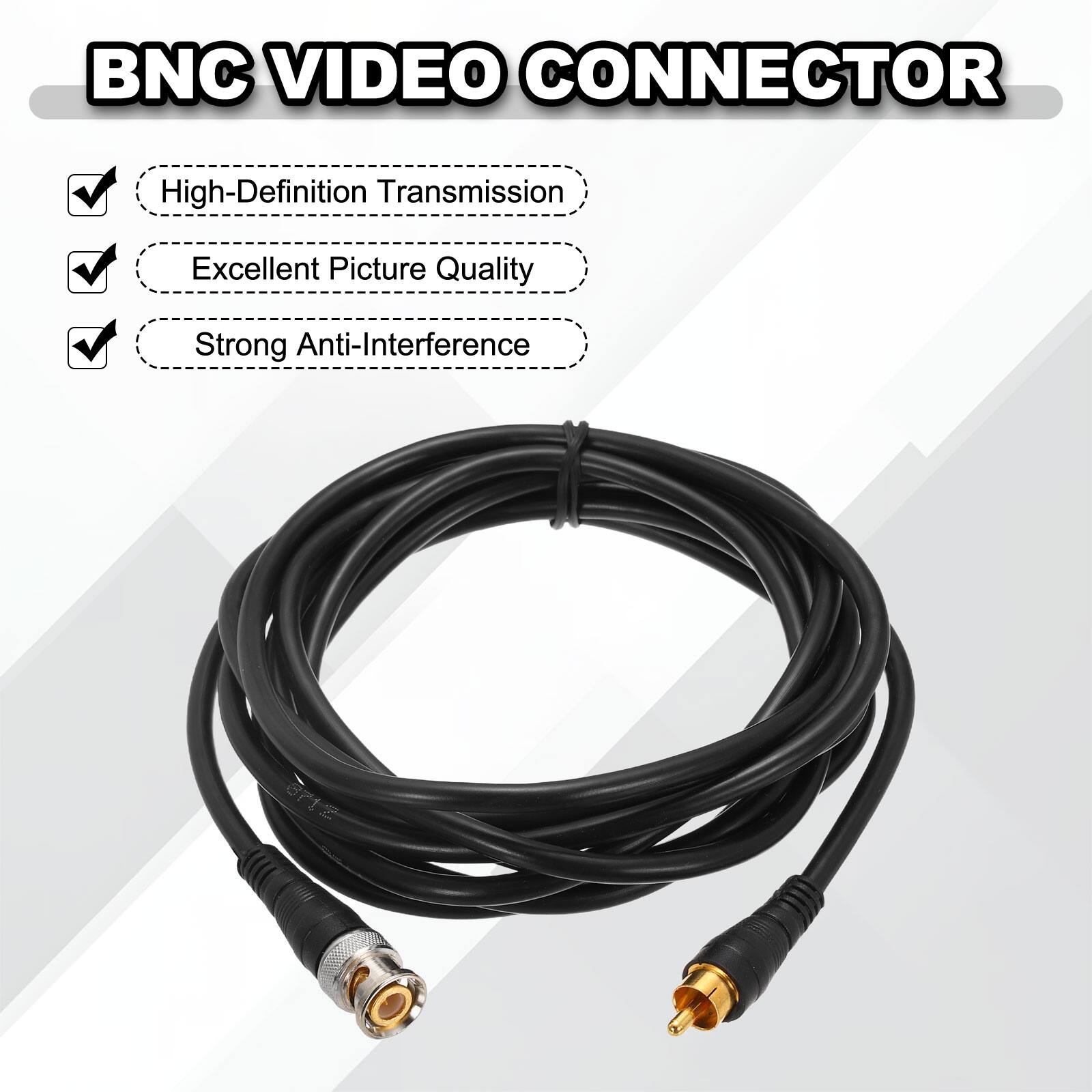 BNC VIDEO CONNECTOR

- High-Definition Transmission
- Excellent Picture Quality
- Strong Anti-Interference