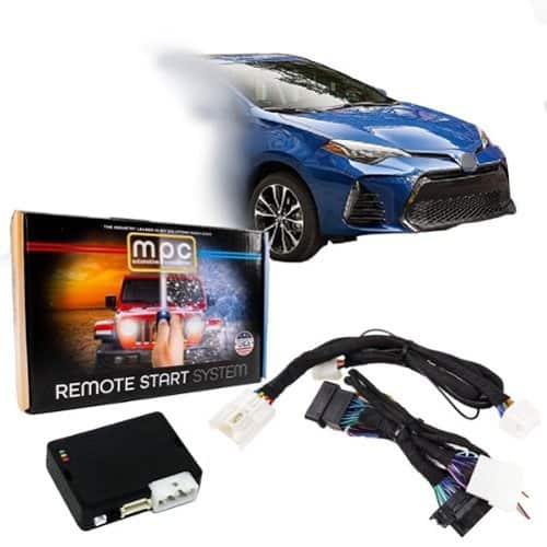 MPC - Remote Start Kit for Toyota Corolla 2014-2019 (H-Key, Gas) - Semi Plug and Play, Uses Factory Key Fobs - Black