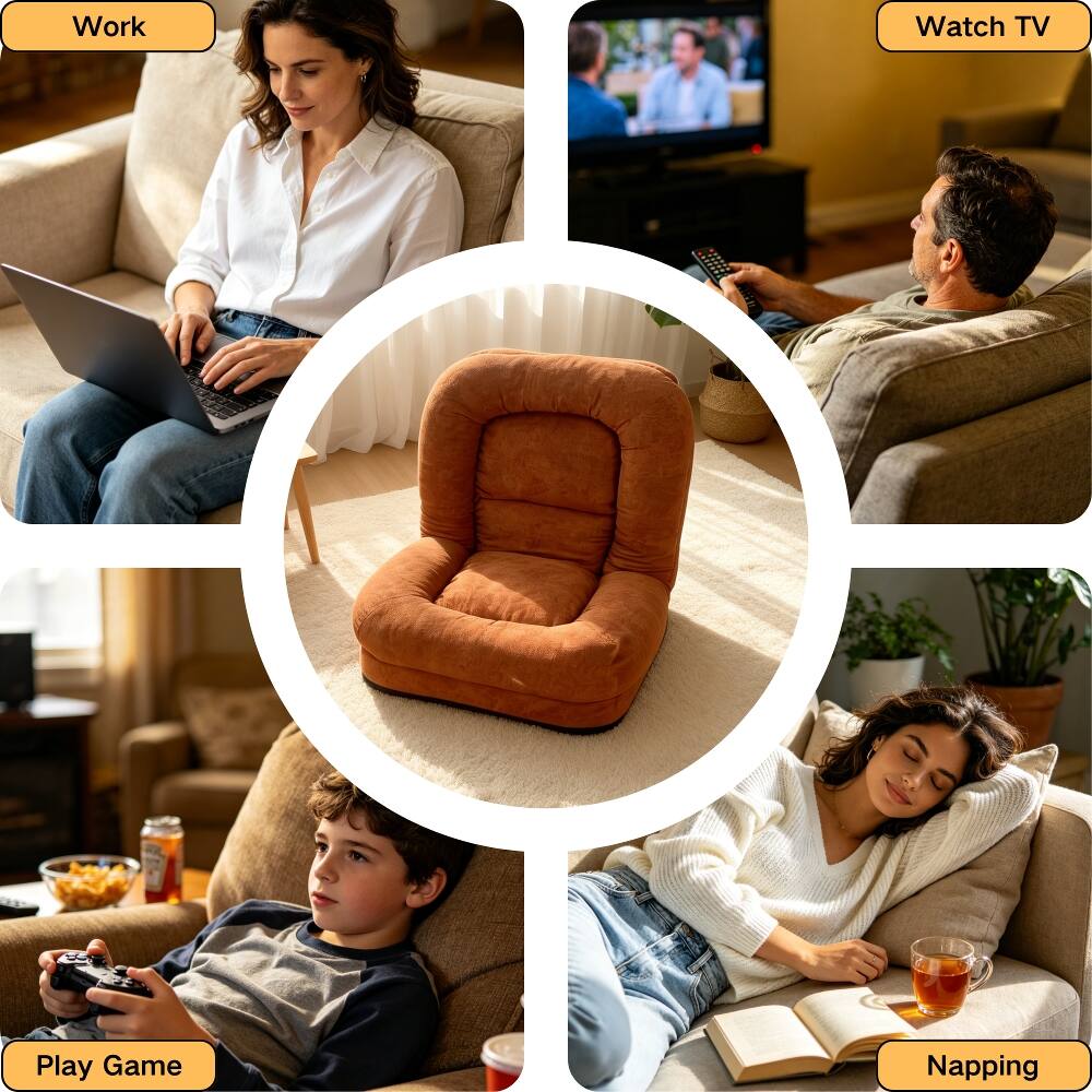 Work  
Watch TV  
Play Game  
Napping