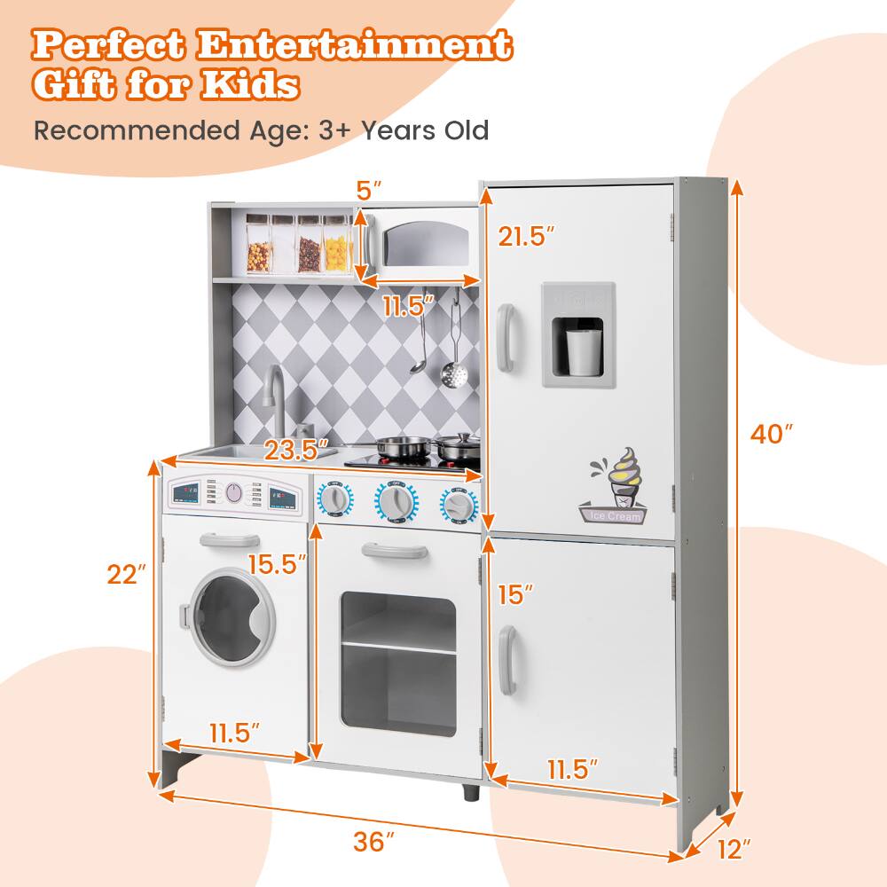 Perfect Entertainment Gift for Kids  
Recommended Age: 3+ Years Old  

- 5"  
- 11.5"  
- 21.5"  
- 40"  
- 22"  
- 15.5"  
- 11.5"  
- 11.5"  
- 36"  
- 12"  
- 23.5"  
- 15"  
- 11.5"