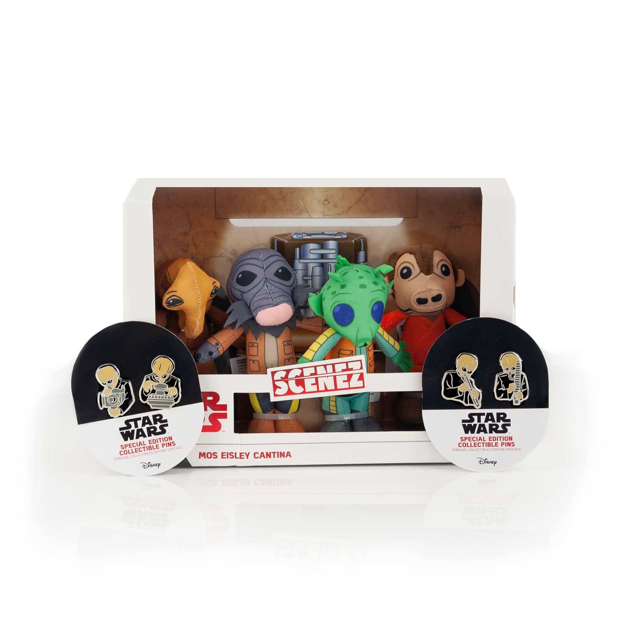 Seven20 - Star Wars Exclusive Mos Eisley's Cantina Villains Plush & Enamel Pin Set