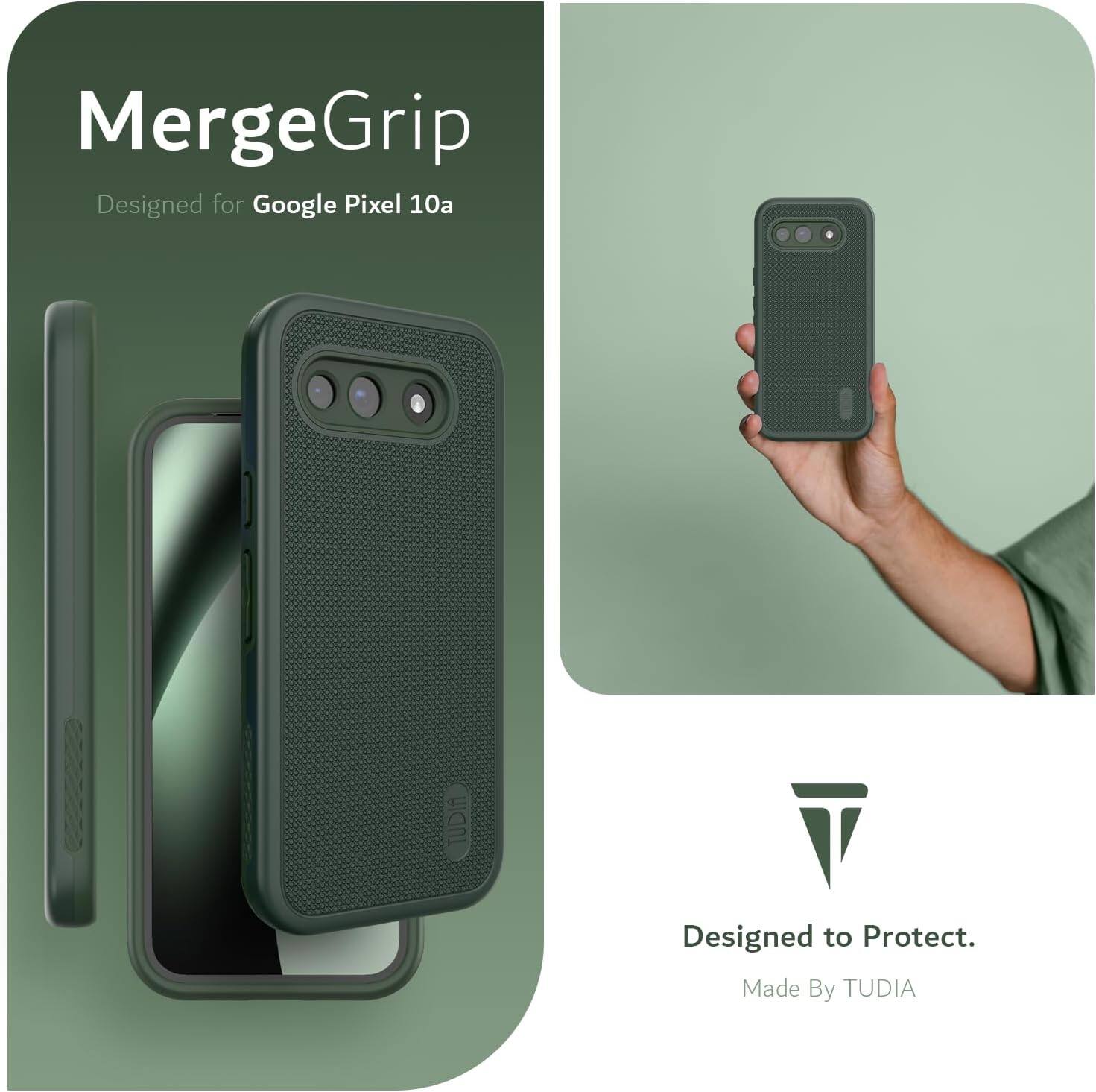 MergeGrip  
Designed for Google Pixel 10a  

Designed to Protect.  
Made By TUDIA